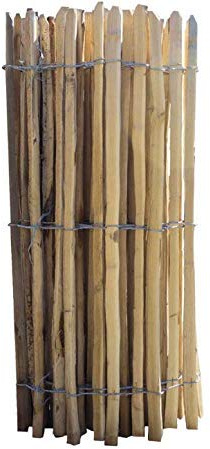 Chestnut Paling - Fencing Material - Galvanised Wire (1.2m High)