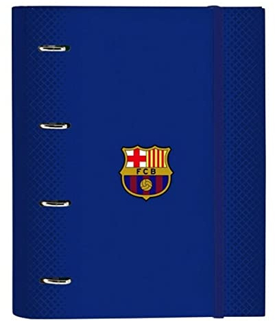 Safta- F.C. Barcelona Carpeta 4 Anillas de 30mm, 270x35x320 mm (512029666)