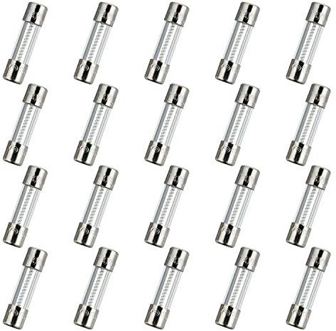 HUAREW T4AL250V 20 Pcs 5x20mm slow blow glass fuse 4A 250V 0.2 x 0.78 inch time delay fuse