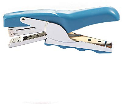 Heftzange, Handgriff, 25 Blatt Kapazität, Metallheftgerät, spart Aufwand, Heftgerät für Büro, Schule, Zuhause, Blau