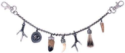 Trachten Charivari Herren Charivari Kette Schmuck Lederhosen Anhänger Accessoires Silber Münzen Jagd Bayern