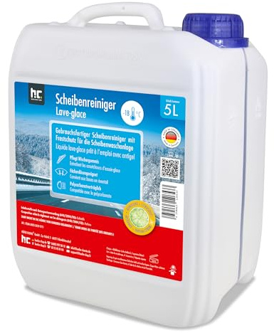 4 x 5 L Premium Scheiben Frostschutz - 18 Grad anwendungsfertig für KFZ Autoscheibe Polycarbonatverträglich mit frischem Zitrusduft