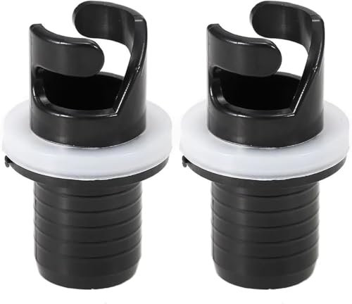 Jinshining Schlauchadapter für aufblasbare Kajak-Luftpumpen, Schlauchadapter, Kajak-Fußpumpen, Ventile, Adapter für aufblasbare Gegenstände, Kajakfahren, 2 Stück