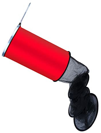 Parliky Pesca Diseño De Profunda para Almacenamiento De De Protección y Localización De Accesorios De Pesca Color Negro