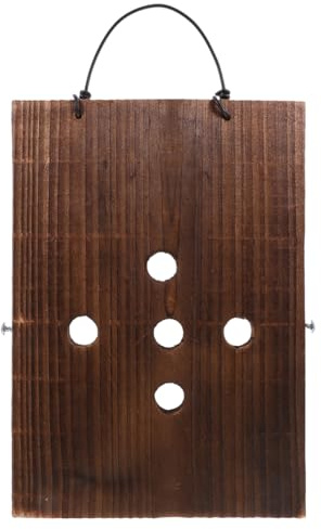 ORFOFE Fern Hanging Plaque 9.76X6.77X0.70In Solid Wood Rustic Sign Decor for Indoor Succulents Climbing Plants Vertical Plant Mounting Board