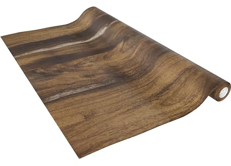 Venilia Möbelfolie selbstklebend, Eiche Rustikal Holzoptik, 67,5 cm x 2 m, Deco Standard, PVC, langlebig, einfache Entfernung, hitzebeständig, reißfest, 56154