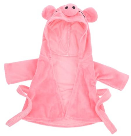 TOBBOMEY Puppenkleidung Schweinchen Design Weicher Stoff Für 43cm Puppen Niedliches Puppen Schlafanzug Outfit Für Kinder Puppenzubehör