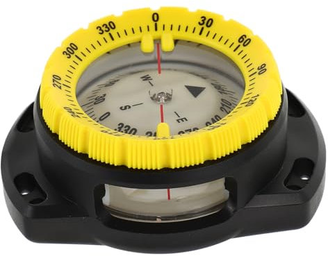 KOMBIUDA Compass Per Immersioni Con Fascia Elastica e Fosforescente Alta Precisione Per Navigazione Affidabile Campeggio Kayak Sport All'aria Aperta