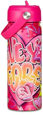 SJ GANG STYLE JAM GANG Borraccia Termica in Acciao Inox, Fucsia, 0,5 L, Borraccia Scuola e Tempo Libero, Bambina