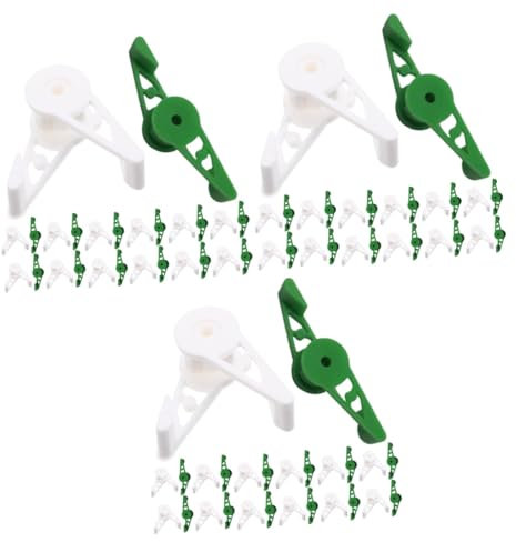 Milisten 3 Sätze Werkzeug Zur Befestigung Von Ästen Pflanzen Garten O Clips Schlauchschellen Netz Gewächshausklammern Tomatenranken Gewächshausreifen Gewächshausklammern 40 Stück * 3