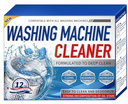 Washer Deep Cleaning Tablets,Washing Machine Cleaner and Descaler Tablets ，Deep Cleaning Tablets,Washing Machine Cleaner & Limescale Remover,Wash Machine Cleaner Effervescent Tablet