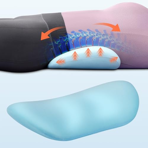 NIdreamCE Orthopädisches Lendenkissen，Memory Foam Lendenwirbelkissen，Rückenstützkissen mit Atmungsaktives Material，Ergonomisches Rückenkissen für Bett/Stuhl/Autositz/Bürostuhl，Waschbarer