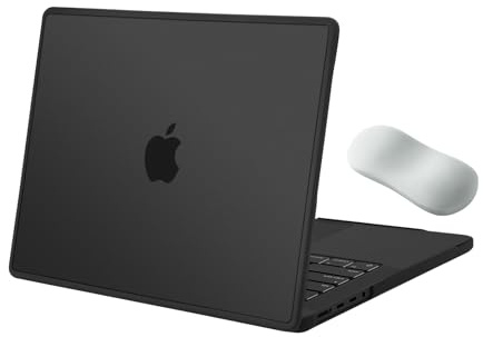 MOSISO Soft TPU Frame Case Compatible with MacBook Pro 14in, Black | Anti-Scratches&Anti-Fingerprints Hard Shell Compatible with MacBook Pro 14 inch Case M5 M4 M3 M2 M1 2026-2021&Wrist Rest