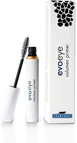 EVOBEAUTÉ evoeye volym primer 5 ml I mascara-bas för styling, volym och längre hållbarhet av mascaran I ögonmakeup för ögonfransar och ögonbryn