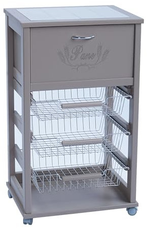 LIBEROSHOPPING.eu - LA TUA CASA IN UN CLICK Carrito frutero con Varios Acabados.