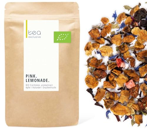 Pink Lemonade, BIO Früchtetee, fruchtig exotisch erfrischend, perfekt auch als Eistee, 125g loser Tee - tea exclusive