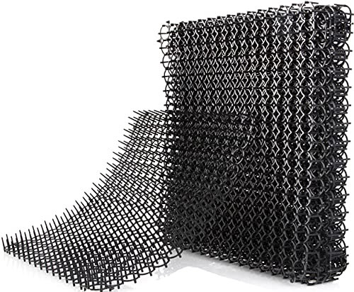 Cat Scat Mat with Spikes Digging Stopper,Anti-cat Network Cat Strips, Cat Deterrent Mat for Indoor and Outdoor,78x11