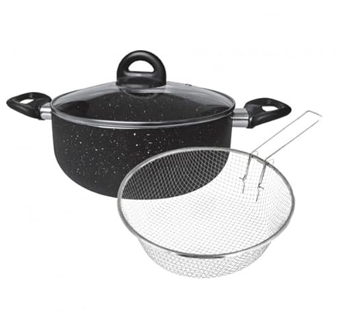 Cheffinger CF-PAFRY24 Friteuse avec panier Ø 24 cm Compatible induction