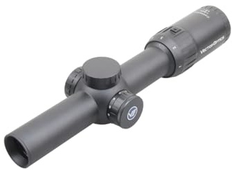 Vector Optics SCOC-36 Constantine 1-6x24 Fiber Zielfernrohr für Sport, Airsoft und Jagd, Luftgewehr, Ziel-Visier, Gewehrzielfernrohr, Rifle Scope, umfangreiches Zubehör