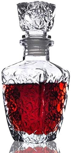 Estante para botellas Estante para vinos Soporte para copas de vino Decantador de whisky decantadores para licores 1PC Vidrio Whisky Licor Vino Bebidas Decantador Botella de cristal Jarra de vino 2