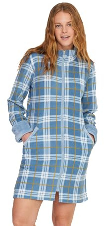 Noidinotte -Vestaglia donna yuppie in pile con zip