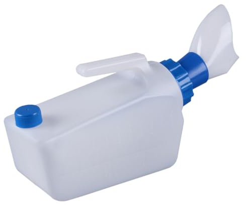 BEBEMOKO Urinal Für Männer Und Frauen Tragbarer Urin-trichter Für Camping Reisen Und Outdoor-aktivitäten Auslaufsicher Und Wiederverwendbar Blau
