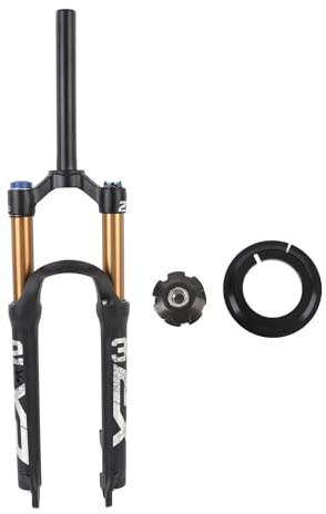 Tbest Fourche à Suspension pour Scooter électrique, Remplacement de Fourche à Tube Droit Silencieux, Absorbant Les Chocs (26 Pouces