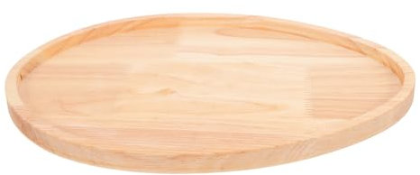 Holibanna Eierförmiges Holzserviertablett Für Ostern Rustikales Dekorationsbrett Holzplatte Für Frühlingsfeiern Und Süßigkeitenpräsentation