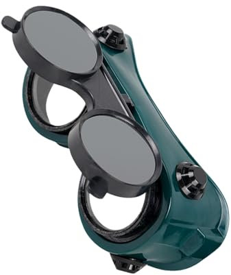 Rurunklee Gafas de soldadura, protección ocular, corte de plasma, a prueba de polvo, para soldar y soplar