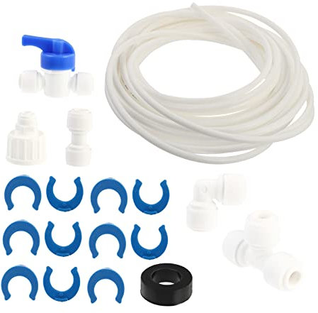 GOOHOCHY 1Juego Kit de Instalación para Frigorífico de Manguera y Accesorios de Agua para Filtros de Agua y Electrodomésticos