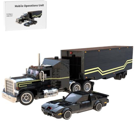 Engineerkiter LKW Klemmbausteine, 3106 Teile LKW +Anhänger +Sattelschlepper Fahrzeuge Bausteine, Auto-Modell Truck Modellbausteinen Geschenke für Erwachsene 16+- Entworfen von MOCturnal