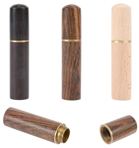 GORGECRAFT 3 Astuccio Porta Aghi in Legno Colorato Tubi per Aghi da Cucito Scatola Portaoggetti per Stuzzicadenti Contenitore Portatile per Ricamo per Riporre Arazzi Punto Croce e Lavori Artigianali