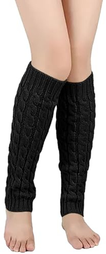 Générique Leg Warmers Jambiere Femme Guetre Leg Warmers Jambiere Femme Guetre Chaud et Confortable, Idéal Pour Les Spectacles, le Sport, le Yoga, le Cosplay et Les Soirées Années 80