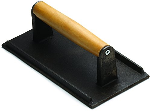 Tablecraft 3033 Steak Weight, Cast Iron, Black