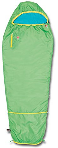 Grüezi Bag 05756 Mitwachsender Mumienschlafsack für Kinder | Ultraleicht, Atmungsaktiv, Pflegeleicht | Grün