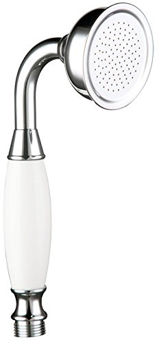 Brass Shower Head Traditional Victorian Style Handheld Shower Sprayer Chrome Polished