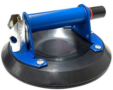 Karl Dahm Pumpsaugheber I Saugheber mit 3-fach Gummilippe, selbst für strukturierte Oberflächen I Bis zu 120 kg Tragkraft I Plattenheber – 11784