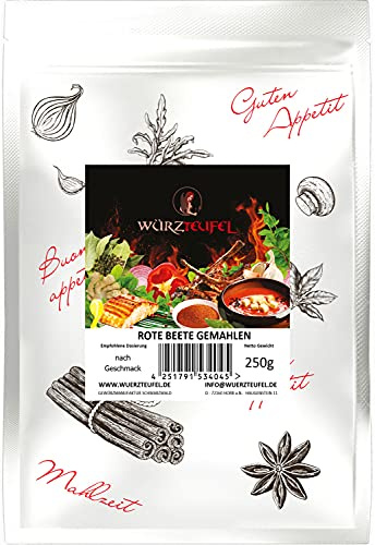 Rote Beete gemahlen Rote Bete Pulver aus Deutschland. Beutel 250g