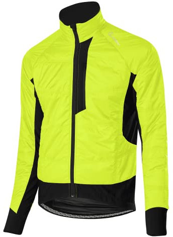 Löffler Herren Bike Hotbond Pl60 Jacke, neon Yellow, 48