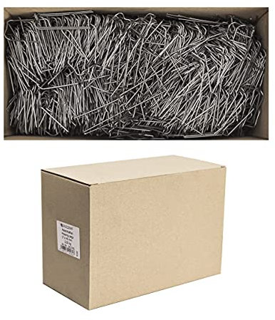 Patenthaften im Set - 17 x 35 mm - Krampen Kranznadeln Haften Steckklammern Patenthafte für Kränze Römerhaften für den Garten (Patenthaften 17 x35 mm 550 Stück)