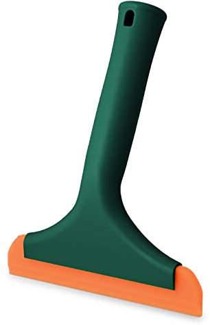 FOSHIO Estrattore per Auto in Silicone - Pulitore per Finestre, Doccia, Bagno, Parabrezza - Piccolo, Verde Scuro
