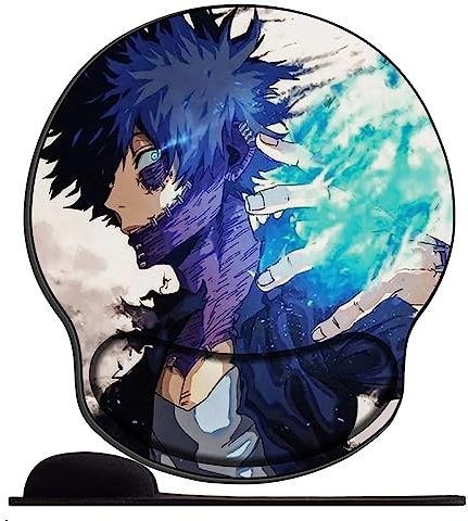 Gel Mauspad ergonomische Handgelenkauflage Anime My Hero Academia Sty64 Office Komfort Mousepad Handgelenkpolster Handauflage Gelkissen Gelpolster für Computer Laptop Notebook