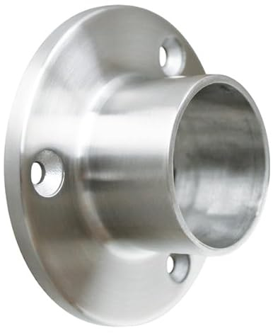Fittingadapter - Flansch zum kleben, für Fittinge Ø 42,4x2,0 Edelstahl V2A Rohrflansch Flansch Wandflansch Bodenanker Ronden Ronde für Rohre Geländerbau Geländer Treppen Balkongeländer ...