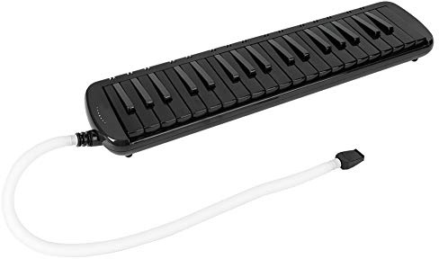 Mélodica à Clavier intégré, Mélodica à Chalumeau, Cadeau d'entraînement pour les Amateurs de Mélodica Débutants (Noir)