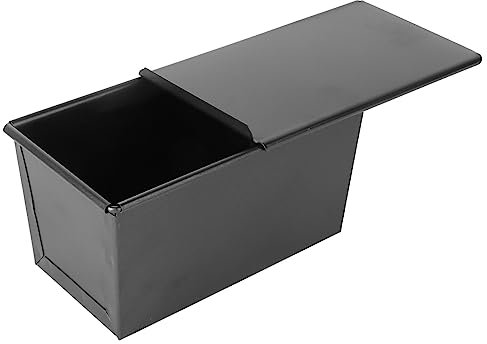 HOLIDYOYO 250g Moule à Noir Avec Couvercle Moulage Anti-adhésif Pour De Mie Ustensile De Boulangerie Pour Toast