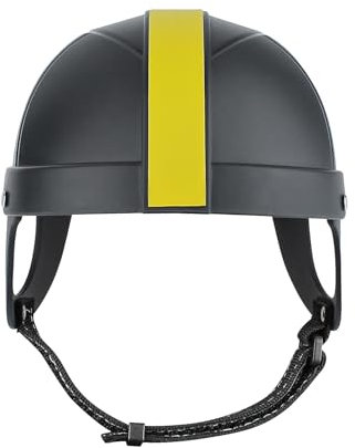Hundehelm,Helm für Hunde,Haustierhelm,Kleine und Mittelgroße Hunde Helm,Motorrad Hundehelm,kopfschutz Hundeschutzhelm,Verstellbarer,Outdoor-Reiten Welpenmütze (M)