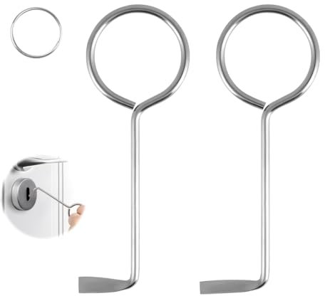 2 Stück Profi Dietrich Set, Buntbartschlüssel Universal, Schlüsseldienst Türöffner Schlüssel für Bunt-Bart-Schloss Öffner,Professionellen Schlüsseldienst, Universal Schlüssel