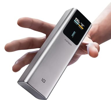 CUKTECH 10 100W 10000mAh Batterie Externe,PD3.0 Rapide Power Bank Écran TFT | Xiaomi 120W, Câble 240W, Batterie Automobile, Approuvé Avion, IgnifugeV0, 9 Protection, Pour iPhone17&16/Samsung/MacBook/iPad