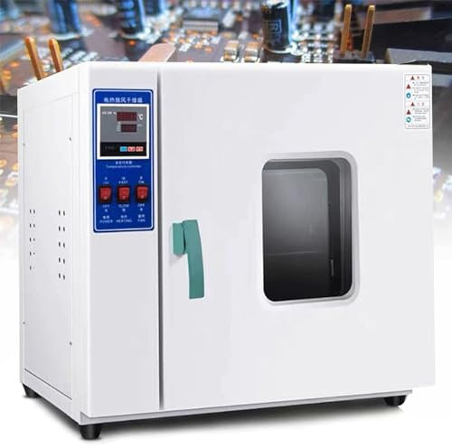 Forno da laboratorio di essiccazione a temperatura riscaldamento elettrico, controllo termostatico digitale, convezione forzata dell'aria digitale, essiccatore industriale per componenti/al