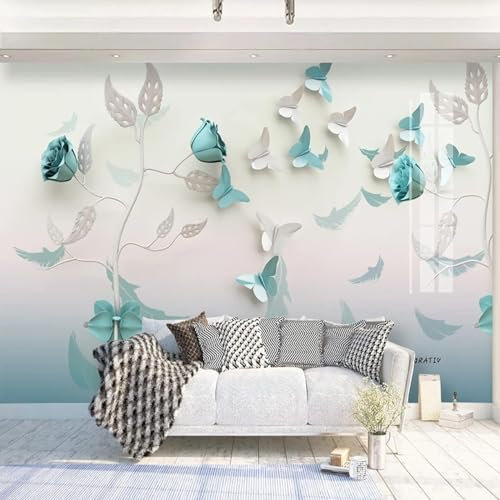 Fotomurale 3D Murale Autoadesivo Animali Piante Fiori 200(W) X150(H) Cm Camera Dei Bambini Bar Ufficio Soggiorno Ristorante Negozio Di Corridoio Hotel Decorazione Della Parete Arte-5670428